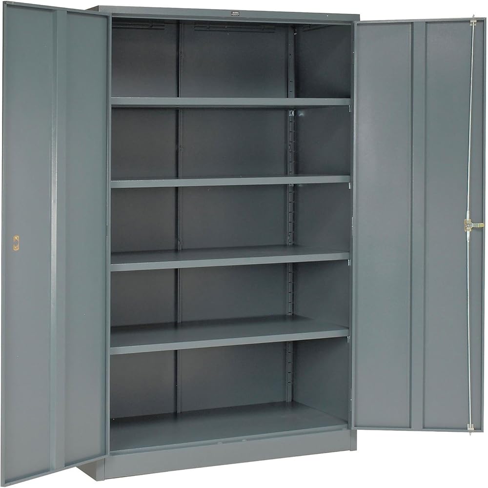 Unassembled Metal Storage 48x24x78, Gray Office