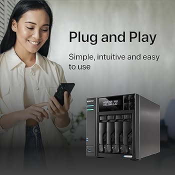 Amazon.com: Asustor Lockerstor 4 Gen2 - AS6704T | 4-Bay NAS, Quad