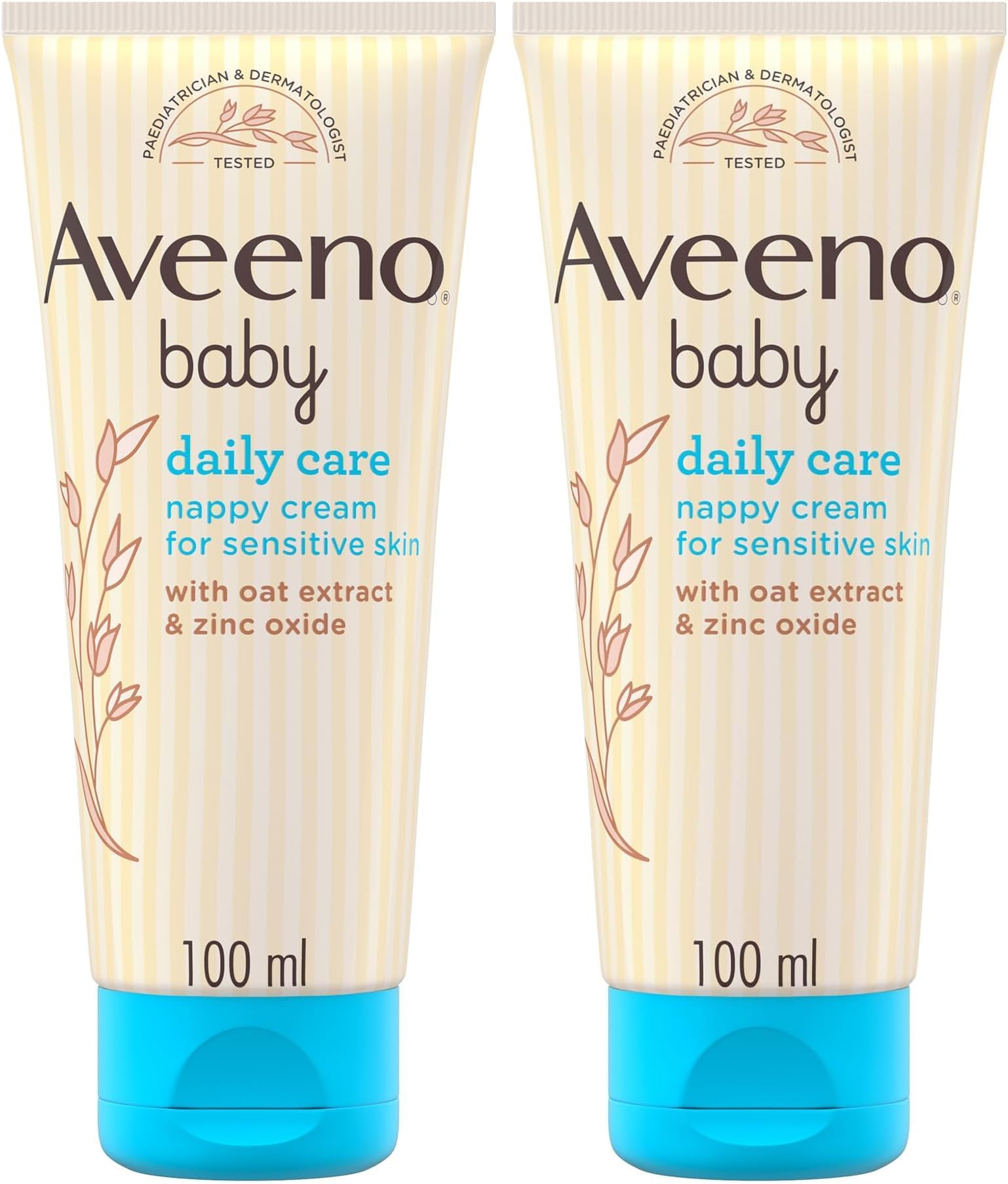 Daily Care Barrier Cream 100ml, Nappy Cream, Suitable for Newborn Baby Sensitive Skin (Pack of 2)