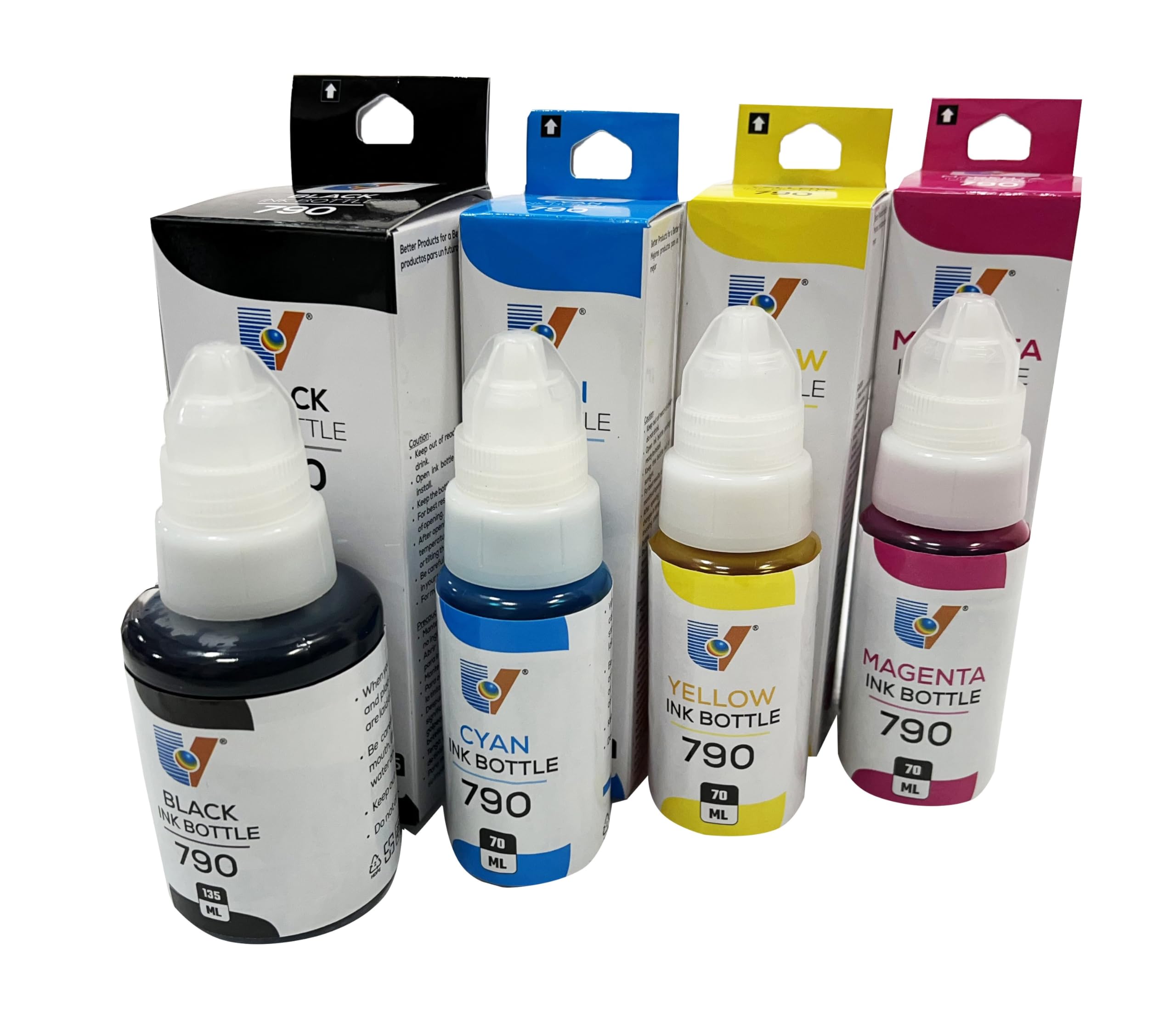 JET TONER GI790 Refill Ink Replacement for Canon 790 Compatible Refill Ink for PIXMA G4000 / G4010 / G5070 / G6070 / G7070 Black + Tri Color Combo Pack Ink Bottle (B0844G2N89) Amazon Price History, Amazon Price Tracker
