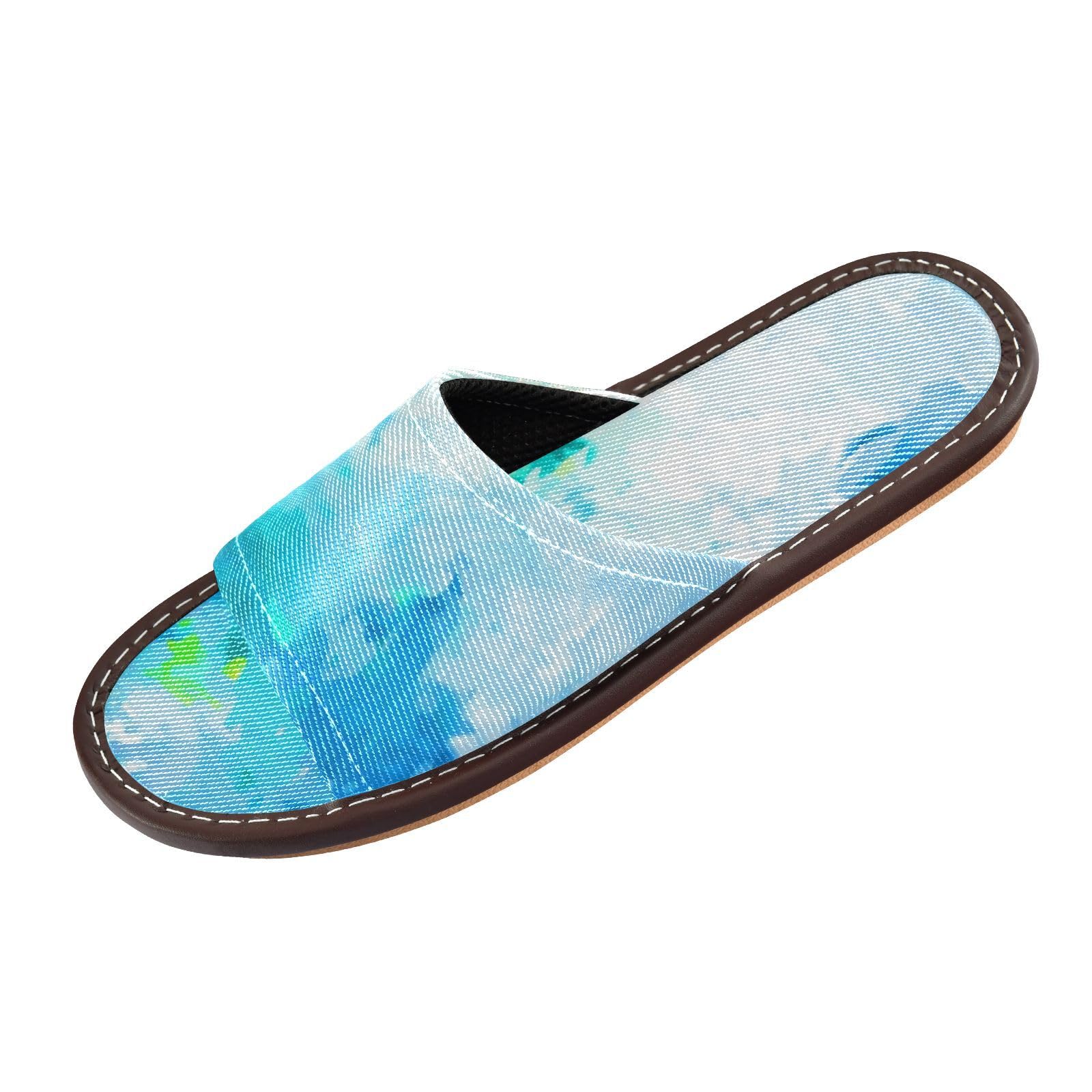 GuoChe Home Beach Non Slip Sandals Indoor and Outdoor Reusable Non-Slip Disposable Slippers for Travel,