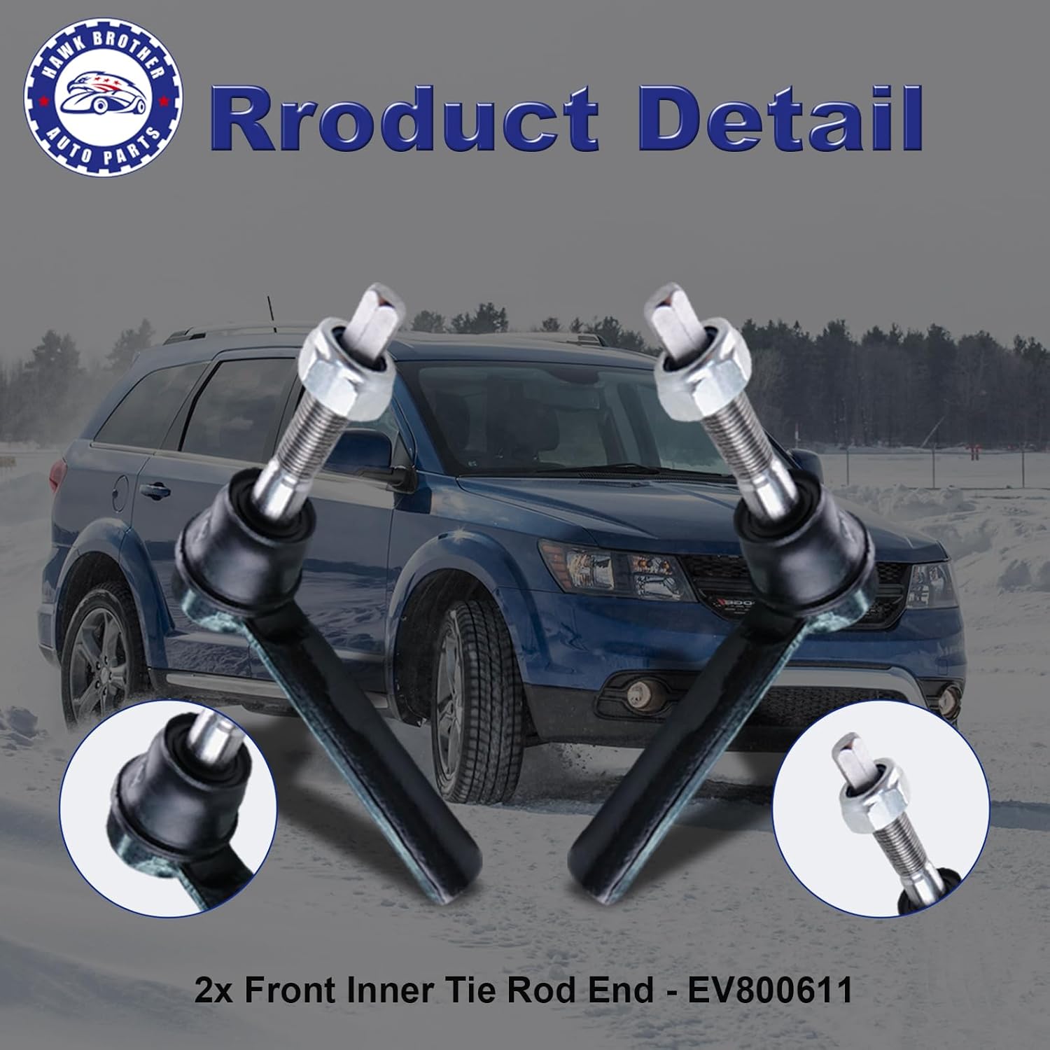 Suspension Kit Front Left Right Lower Control Arms Ball Joints Stabilizer Sway Bar Outer Inner Tie Rod End Link Replacement for Dodge Journey 2009-2020 All Models-10Pcs Set