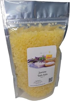 Bath Salts | 1lb Bag 16oz. | Choose Your Scent | Epsom Salt | Sea Salt| Bathing | Body Care | Beauty | Relaxation | Spa | Pedicure | Manicure | Soak Jasmine
