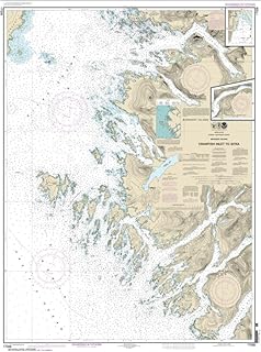 NOAA Chart 17326-Crawfish Inlet to Sitka, Baranof I; Sawmill Cove by East View Geospatial