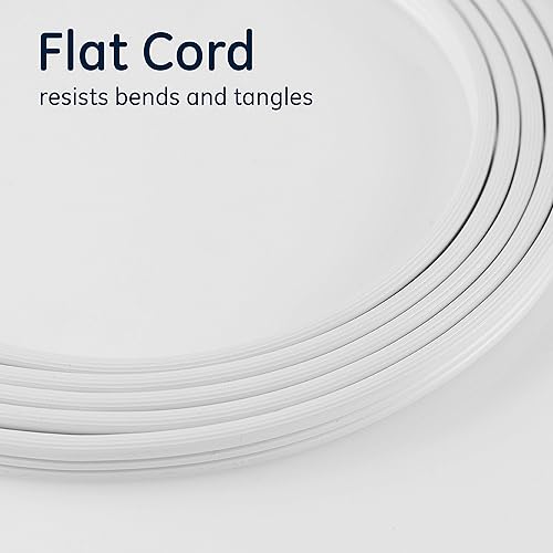 Miniatura 4 de GE 56986 - Extensión para interiores, cable de alimentación de 15 pies, 3 tomas de tierra, 3 clavijas, enchufe plano de perfil bajo, calibre 16,