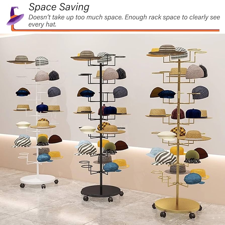 要問い合せ♥️ハット好きなあなたへ♥️帽子　ハット　収納グッズ　２色 帽子スタンド かんたん便利な帽子スタンド 3個セット ハット