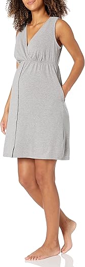 Motherhood Maternity Women's Maternity 3 in 1 Labor, Delivery, and Nursing Gown