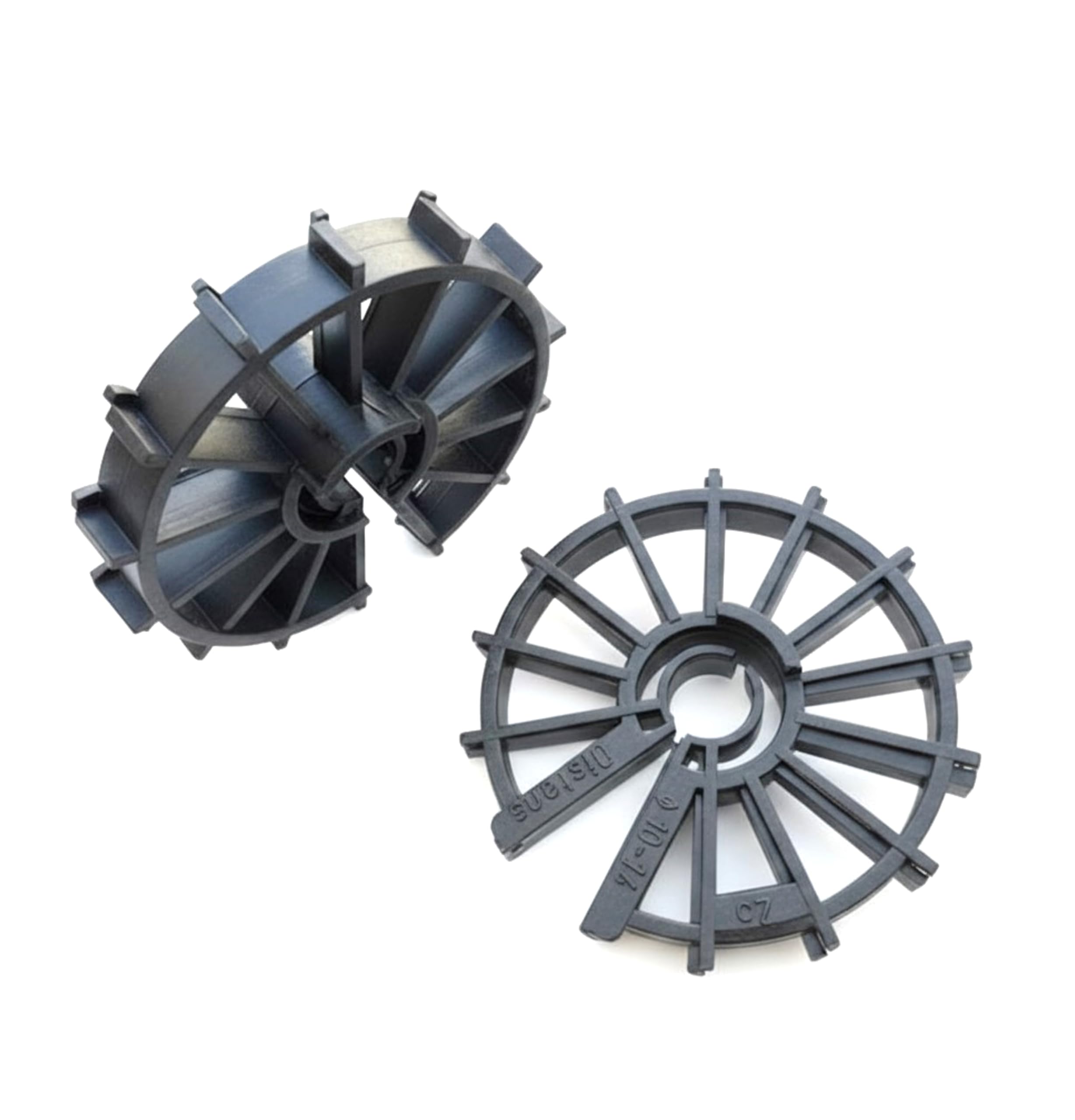 Ringabstandshalter 25 mm 200 Stk. Abstandshalter für Beton Bewehrung Senkrechte Sternchenabstandhalter Keilen