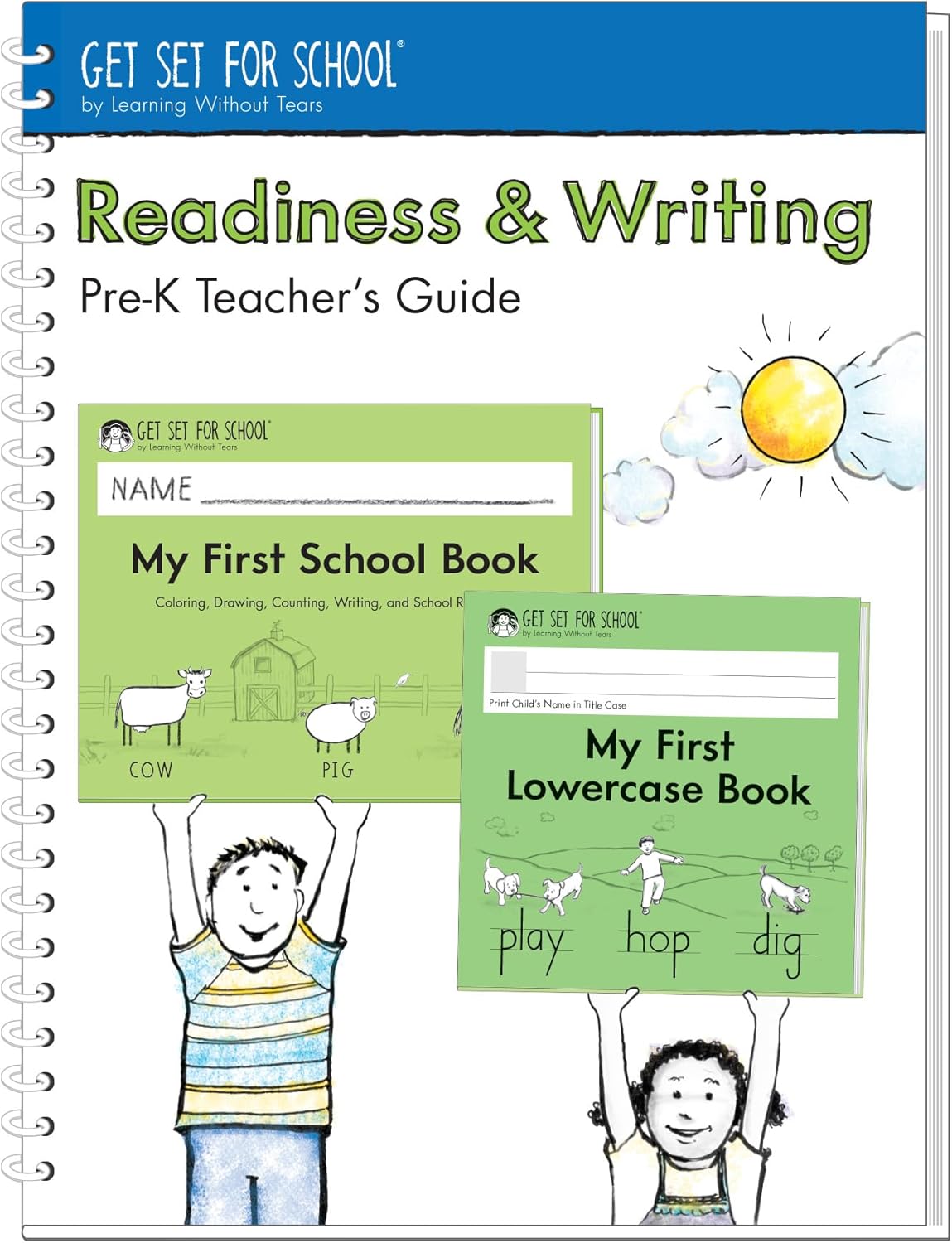 Learning Without Tears Readiness & Writing Teacher's Guide - Preschool Pre-Writing Skills for Ages 3+, Home & School Multisensory Activities