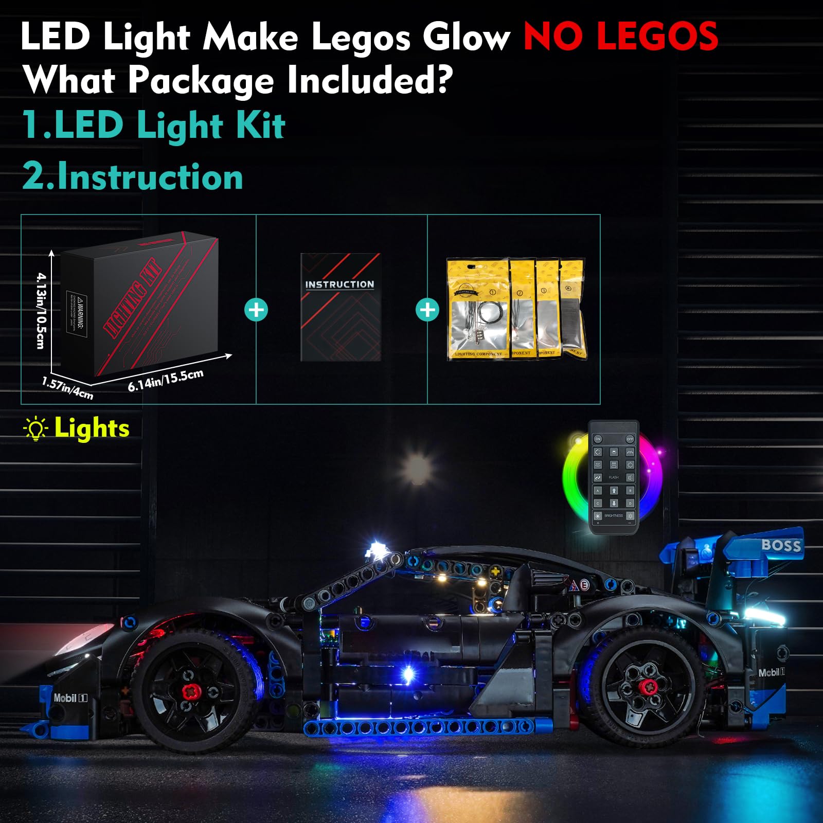 ブラジル4枚セット Amazon.co.jp: LocoLee LEDライトキット LegoポルシェGT4 e