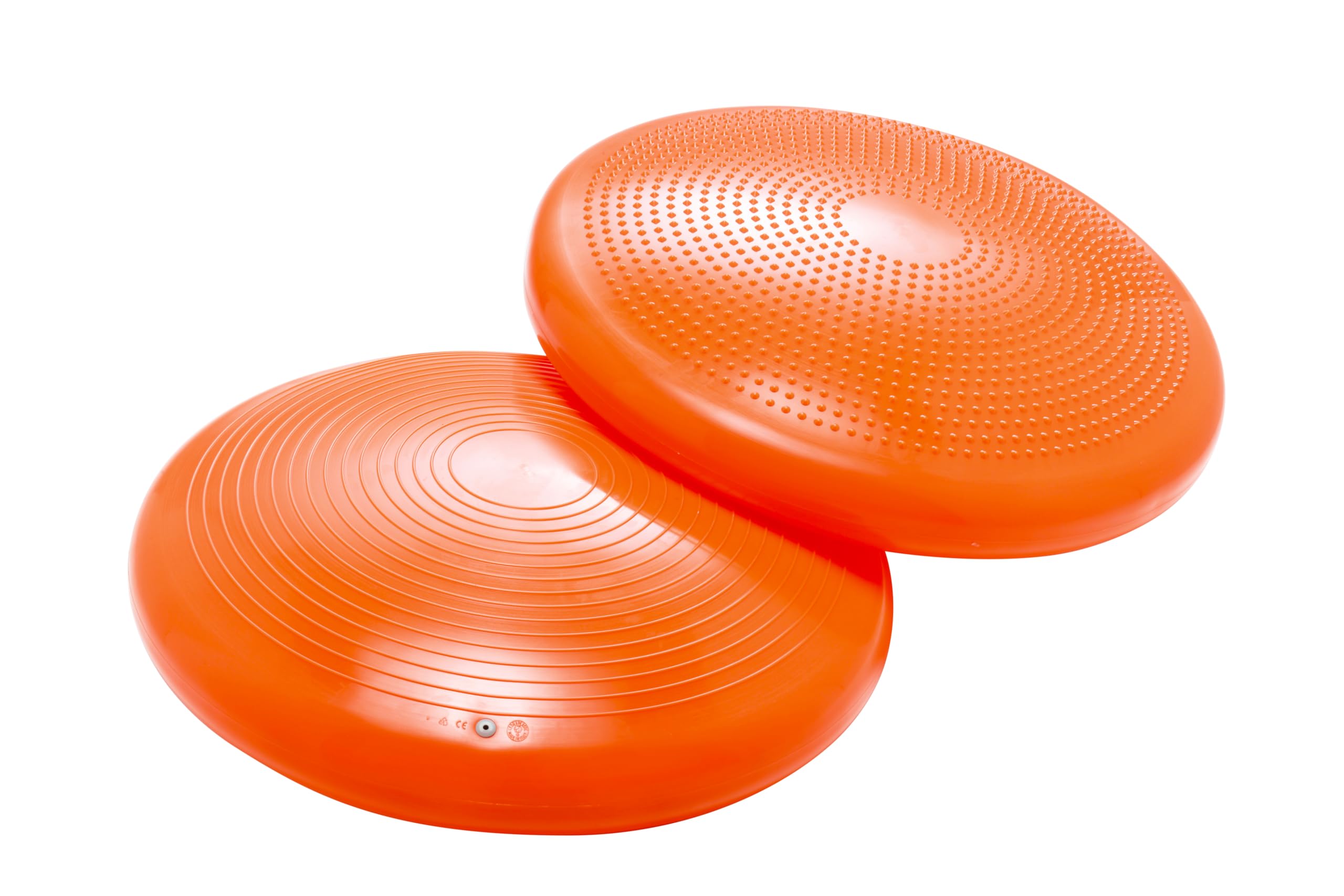 Gymnic Disco Sport Cuscino propriocettivo grande Ø 60 cm con superficie massaggiante per esercizi di equilibrio, motricità, recupero funzionale e training posturale