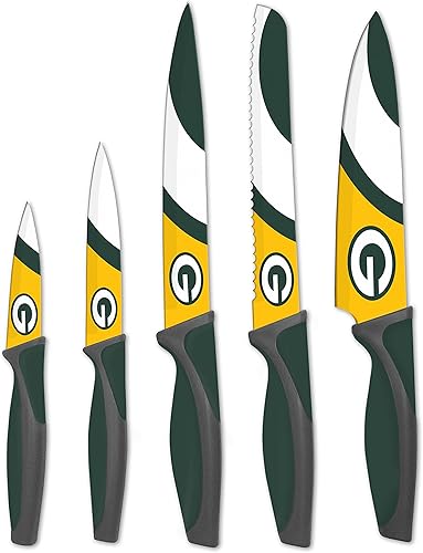 Miniatura 10 de The Sports Vault NFL Los Angeles Rams Juego de cuchillos de cocina, 5 piezas
