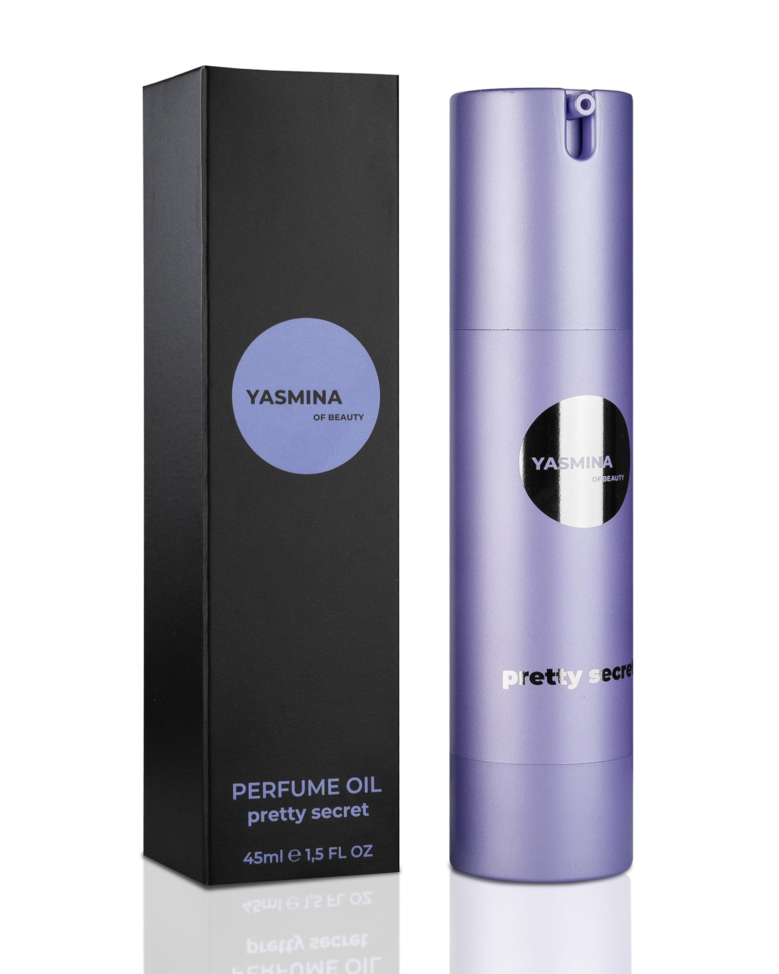 Pretty Secret Parfum Oil dla kobiet – perfumy damskie – intensywny i elegancki kwiatowy zapach – 100% bezalkoholowe – pielęgnujące olejki eteryczne