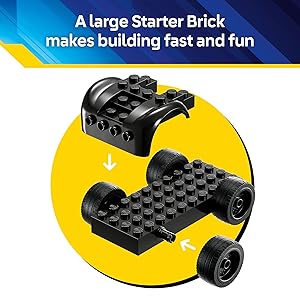 LEGO DC Batman & Batmobile vs. Mr. Freeze Toy Building Set - Superhero Batman Toy for Preschool Kids, Boys and Girls, Ages 4+ - Gift Idea for Kids Birthday - 76301