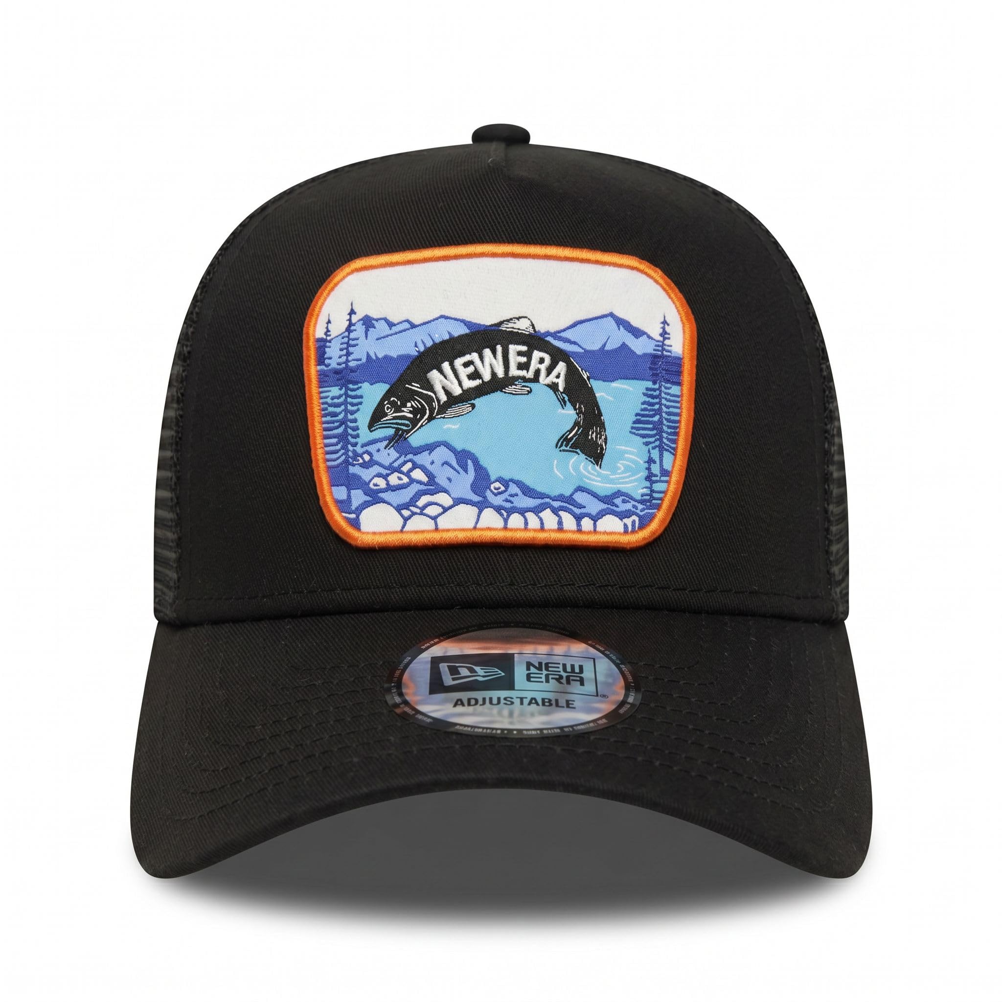 New Era Fishing A-Frame Adjustable Trucker cap One-Size