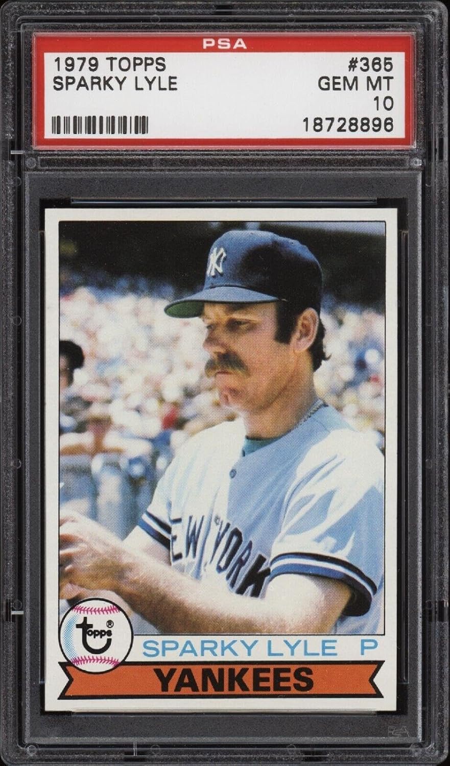 1979 Topps #365 Sparky Lyle - Yankees - PSA 10-18728896 - Baseball Card - Slabbed Baseball Cards