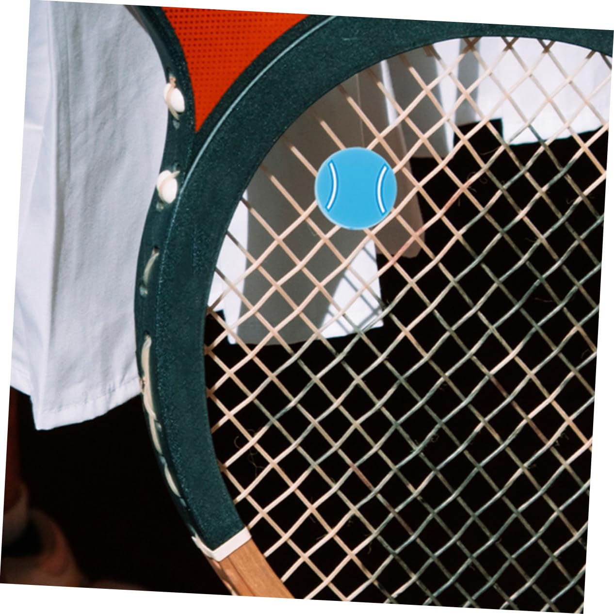 BESPORTBLE 8Pcs Tennis Racket Dampening Supplies Silicone Vibration Dampeners Durable Shock Absorbers for Improved Stability and Performance Matches