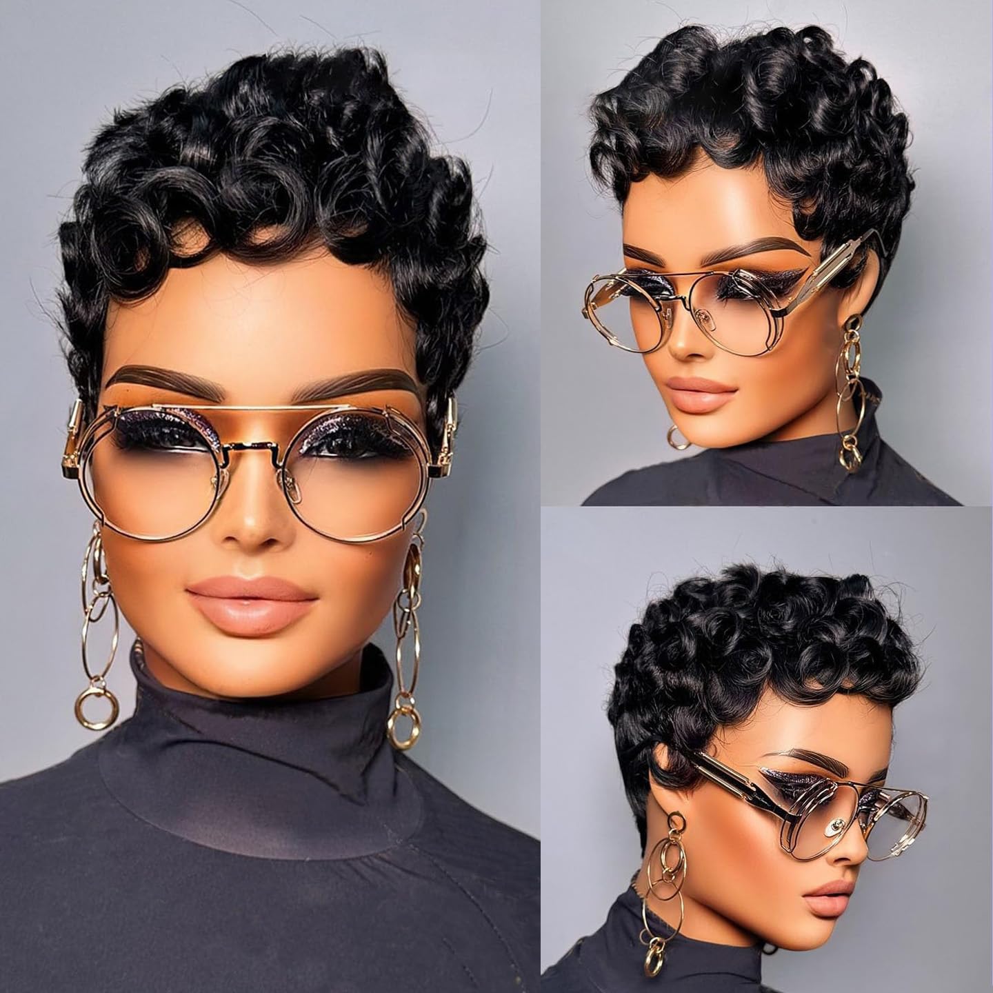 Amazon.com : Waveme Pixie Cut Wigs for Black Women Pixie Cut 