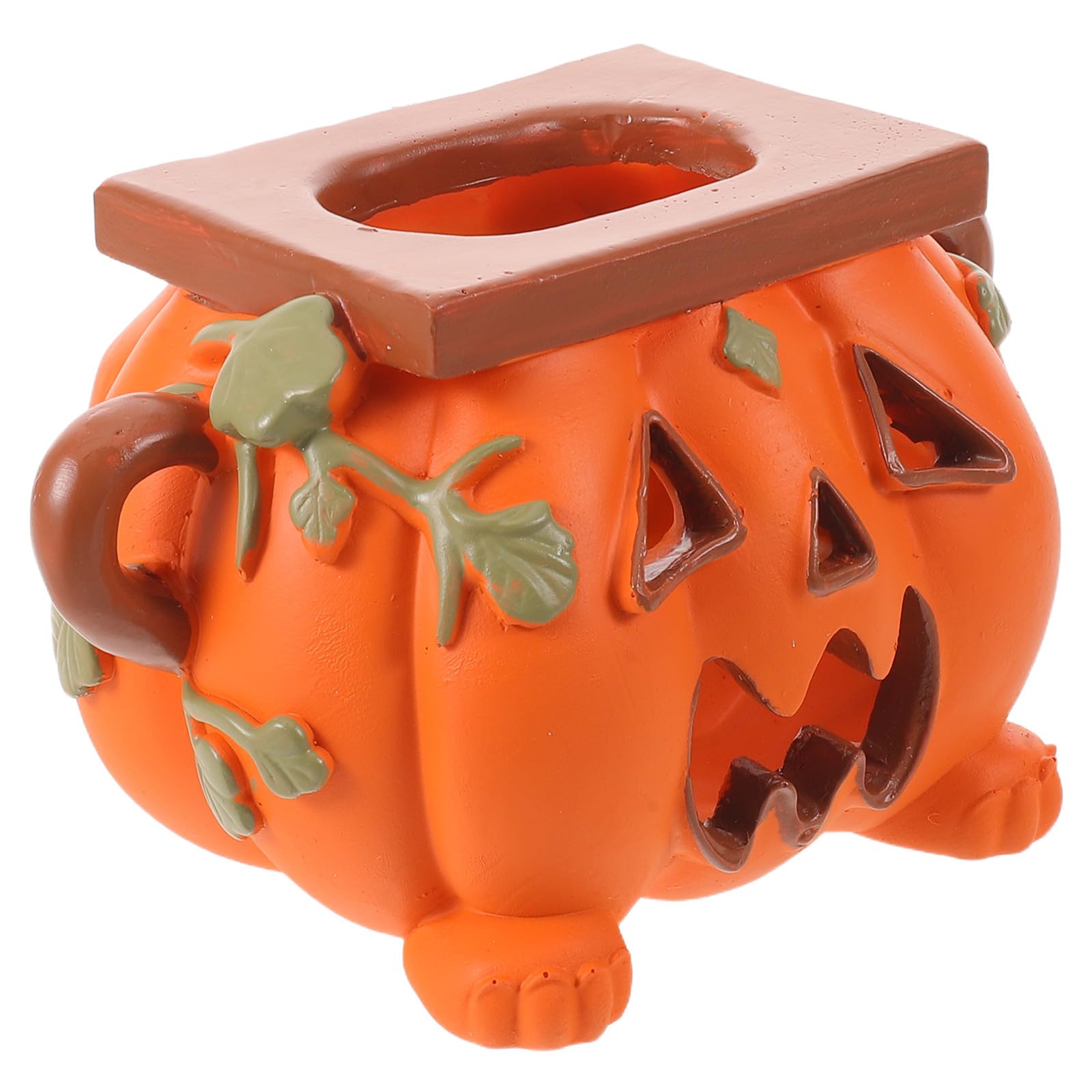 Boîte à mouchoirs originale citrouille en relief pour magnifier votre décoration d'automne