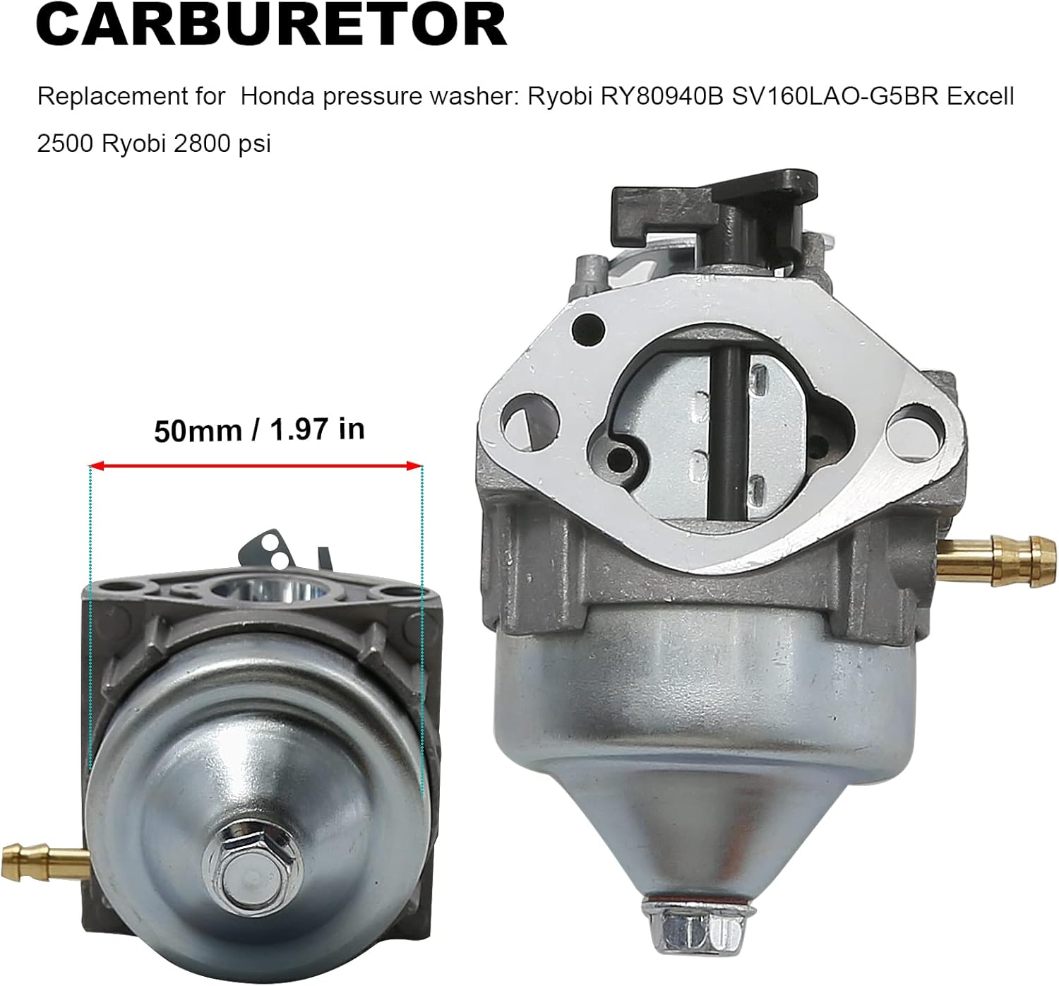 laffoonparts 16100-Z8B-911 Carburetor Carb Tune up Kits Replacement for Honda GCV160LA0 HRR216K10 HRR216K9 HRS216K5 HRS216K6 Lawn Mowers with Air Filter Spark Plug Gaskets