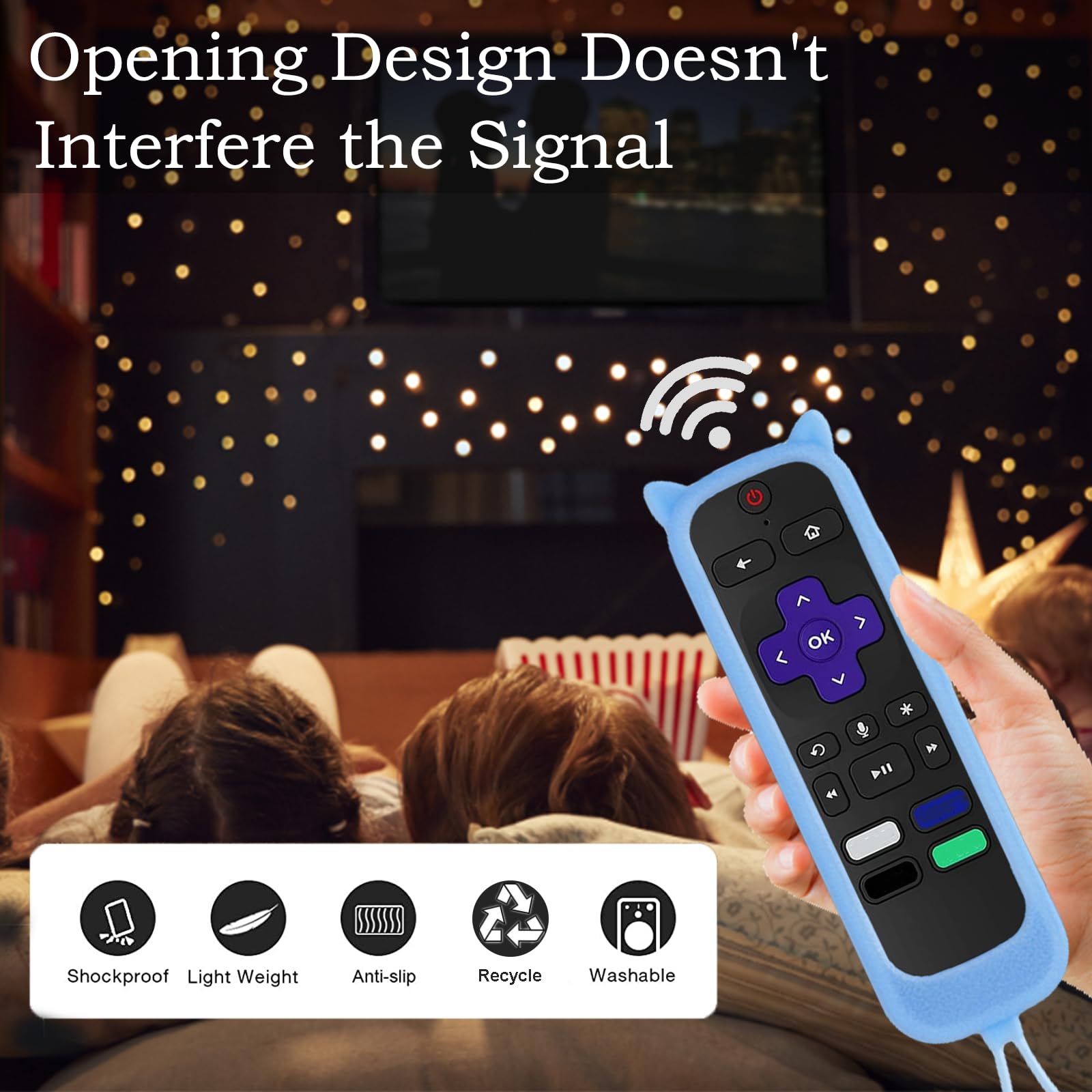 Funda para mando a distancia compatible con Roku