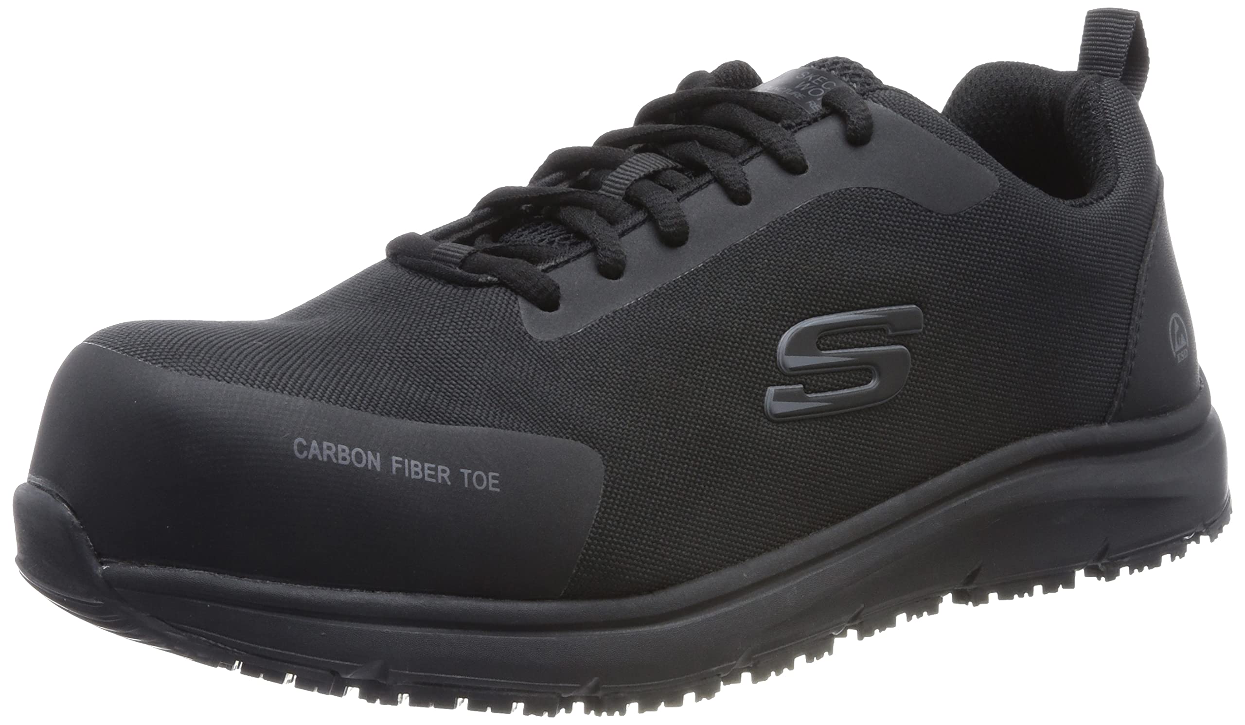 Skechers Men's Ulmus Sneaker, Black Textile/Synthetic, 10.5 UK