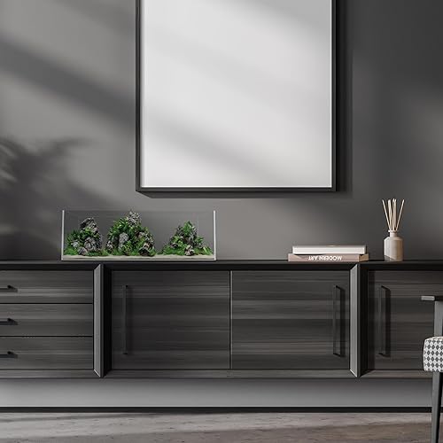 Miniatura 40 de Ultum Nature Systems - Acuario sin marcos ultratransparente, cristal con poco hierro, bordes con corte a inglete a 45º, grosor de 13/64 a 15/32