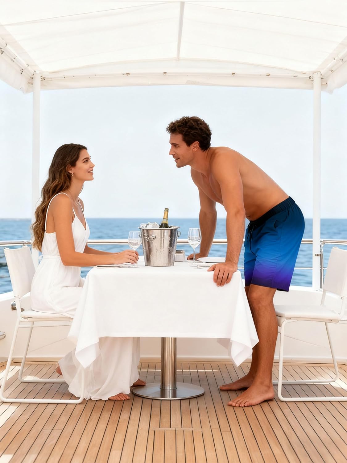 Cozople Mens Swim Trunks with Compression Liner 7 inch Inseam Board Shorts Summer Quick Dry Bathing Suit - Image 7