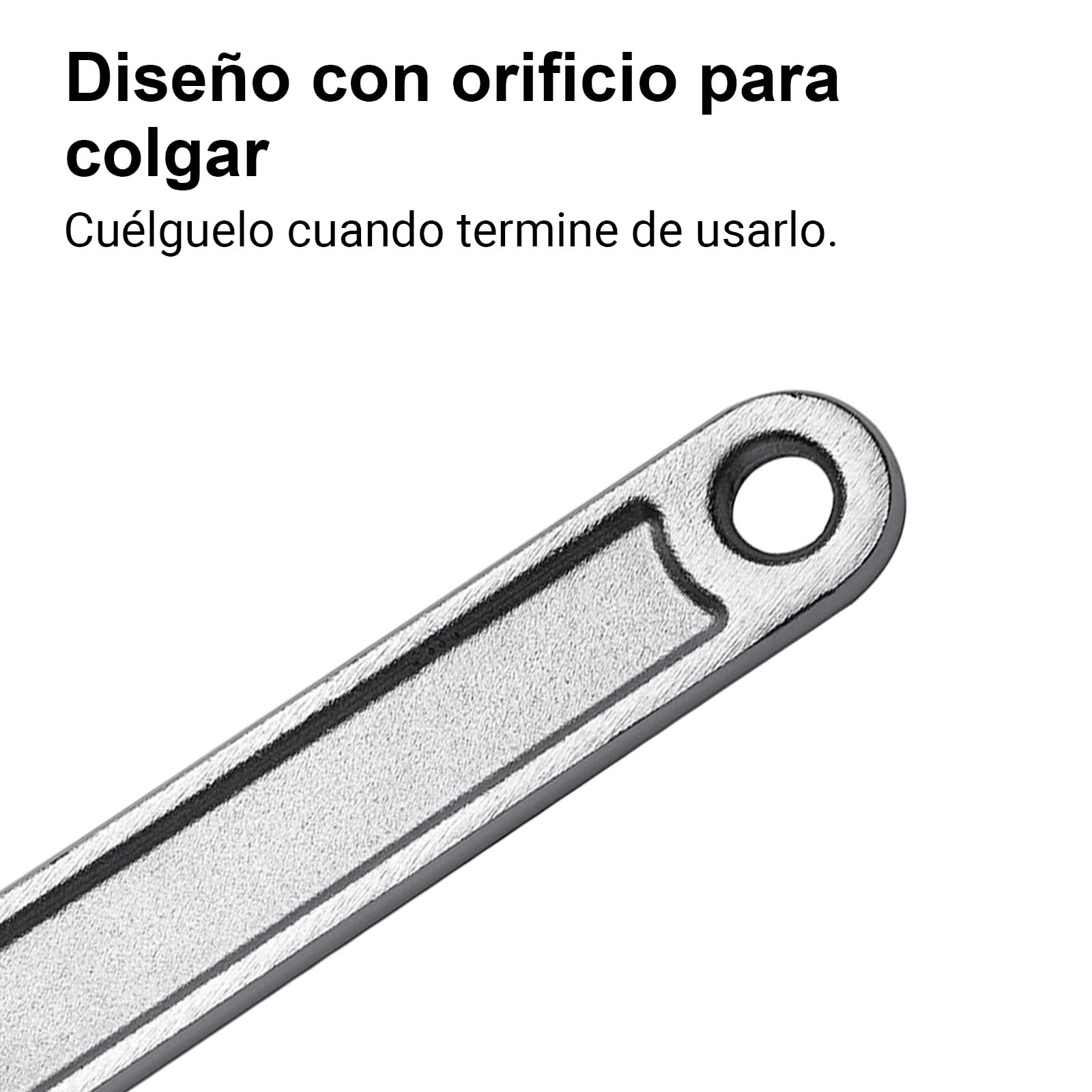 Jetech, Llave inglesa ajustable de cambio profesional con apertura de calibre ancho, 61 cm