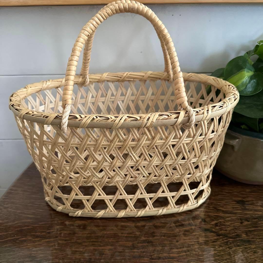 【希少】鳥越竹細工　ごかご　椀かご　岩手　東北の手仕事　竹籠　伝統工芸 希少】鳥越竹細工 ごかご 椀かご 岩手 東北の手仕事 竹籠 伝統工芸