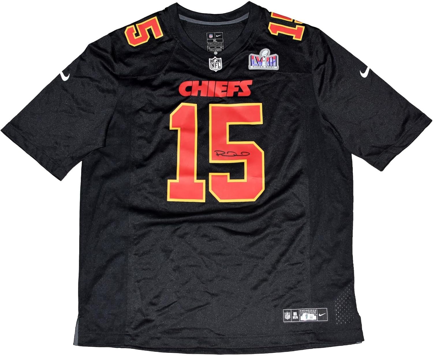 Patrick Mahomes Signed Kansas City Chiefs Nike Super Bowl Lviii Jersey Bas - Autographed NFL Jerseys