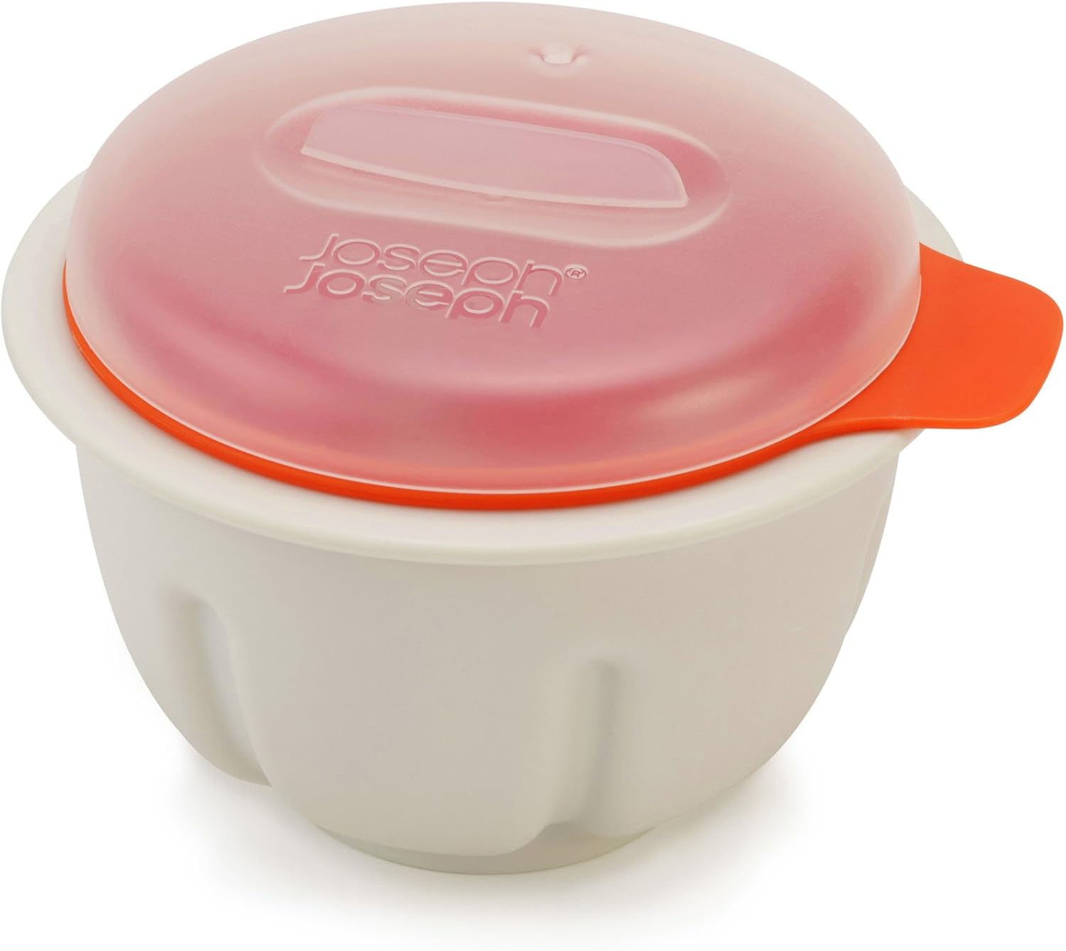 Joseph Joseph MCuisine Microwave Egg Poacher Stone/Orange, Orange