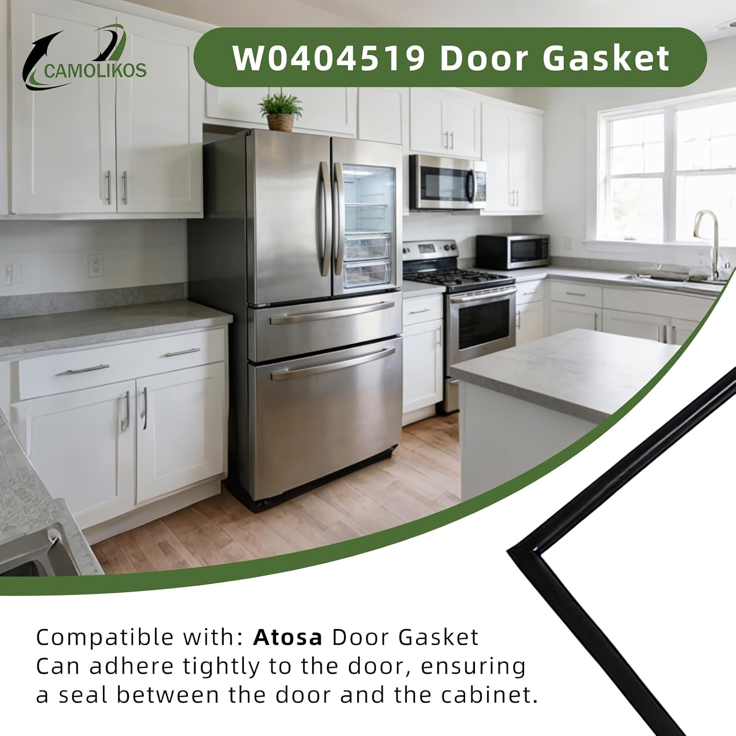 W0404519 Door Gasket compatible with Atosa Door Gasket 27-13/16"X26-3/16"