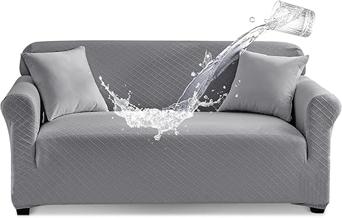 Tokokimo Funda de sofá 100 % impermeable funda de sofá jacquard elástica, protector de muebles a prueba de fugas para niños, mascotas, perros y