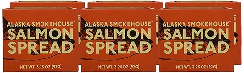 Miniatura 4 de Alaska Smokehouse Spread Serving Design, salmón de 21 onzas (paquete de 6)