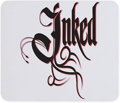 CafePress Inked Awesome Tattoo Artist &Amp; Lover Mousepad Non-Slip Rubber Gaming Mousepad