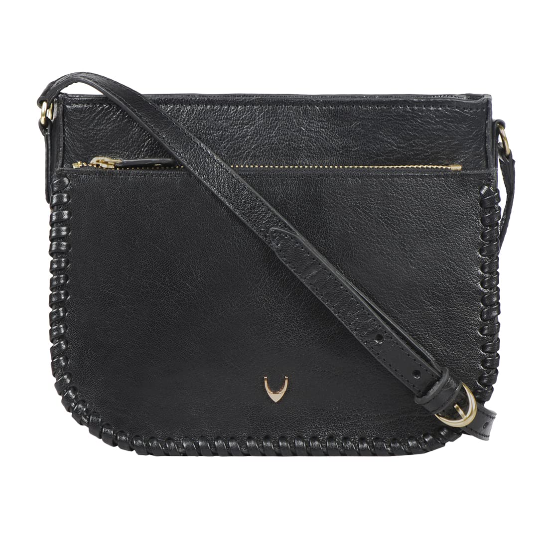 Leather Sling Bag- Black-image-23