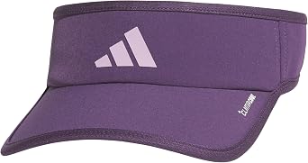 adidas Womens Superlite Visor | Open-Top Design, Adjustable Fit, Perforated Build, Hook-and-Loop Closure, All-Day Sun Comfort