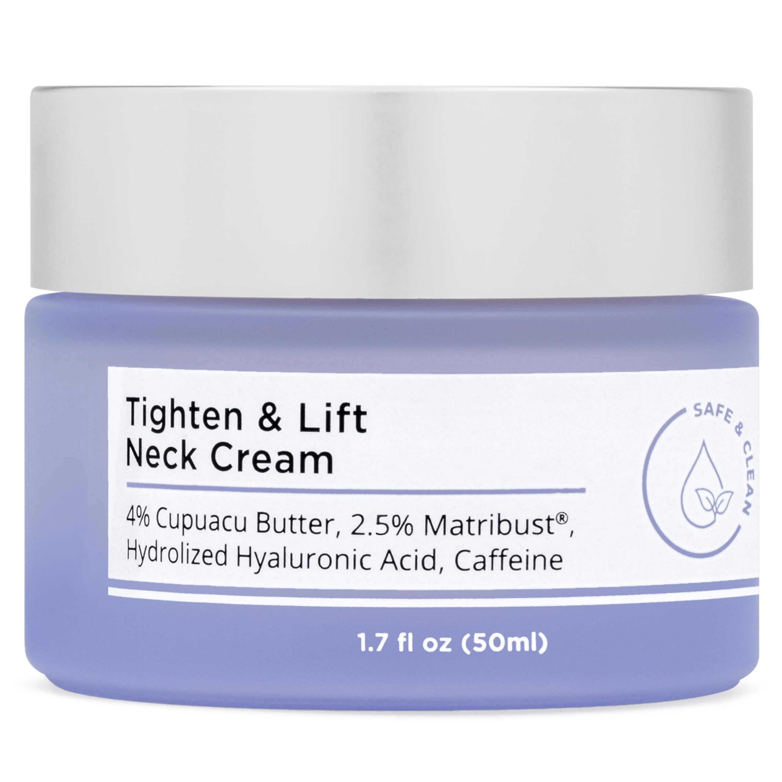 Neck Firming Cream, Anti-Ageing Neck Cream with Pro-Active Firming Complex, for an Even Skin Tone and Neck Lift (50ml/1.7 fl oz)