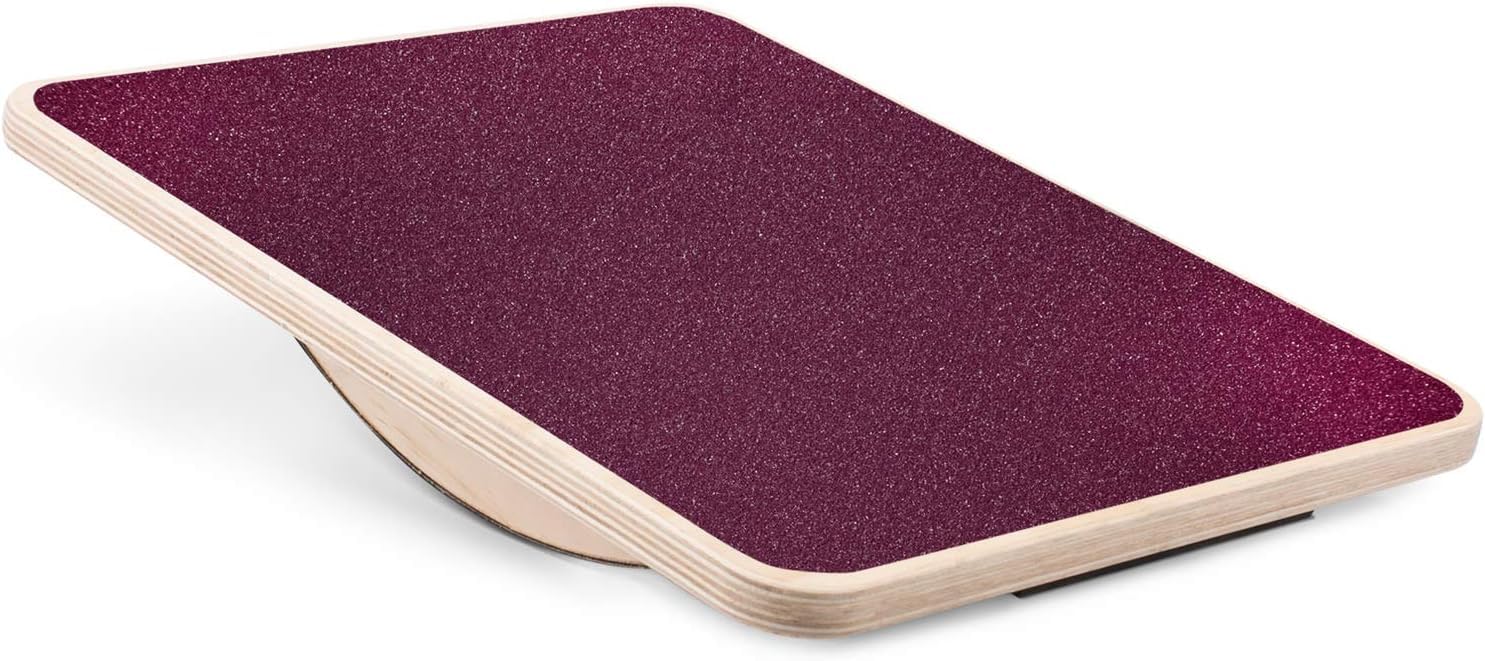 Yes4All Planche d'équilibre oscillante en plastique 40 cm, surface oscillante pour renforcement musculaire et entraînement à domicile