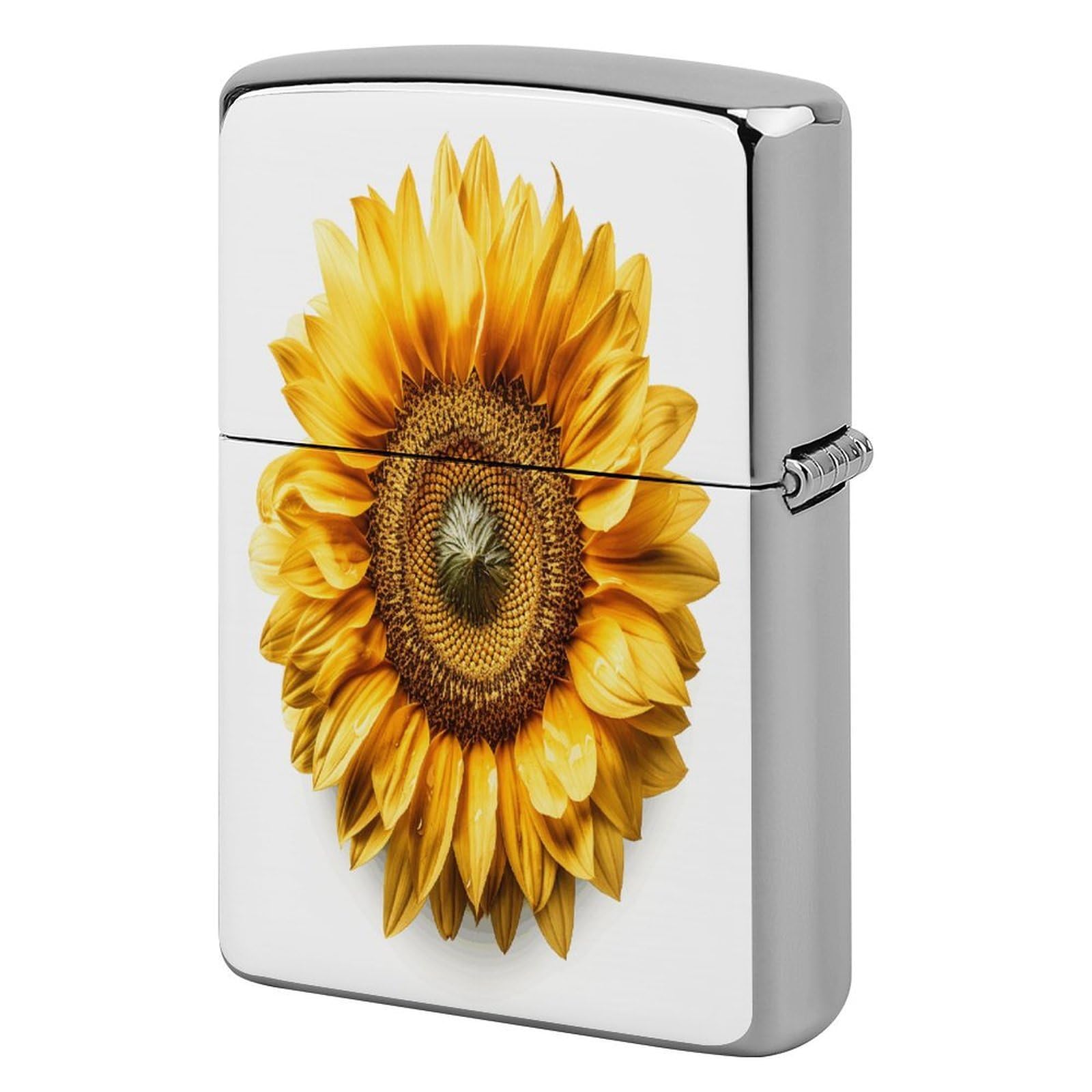 Btcowzrv Style A Flower Metal Lighter Case Sleeve Cover Holder