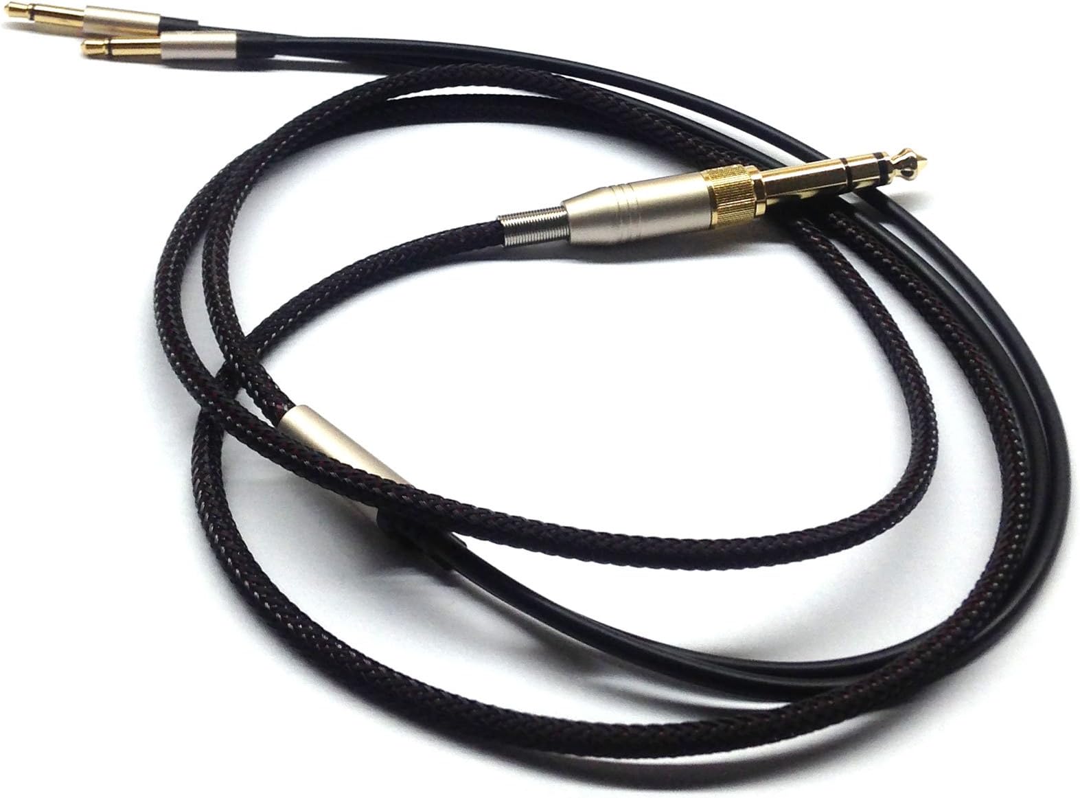 ABLET Replacement Audio Upgrade Cable Compatible with Denon AH-D600, AH-D7200, AH-D7100, AH-D9200, AH-D5200, Meze 99 Classics, Focal Elear Headphones Black 1.5meters/4.9ft