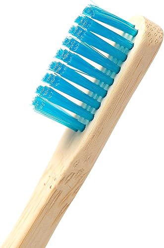 Miniatura 3 de Cepillo de dientes de bambú  Cuidado bucal natural biodegradable ecológico  Cerdas suaves, mango sostenible, agarre ergonómico  Paquete de 4
