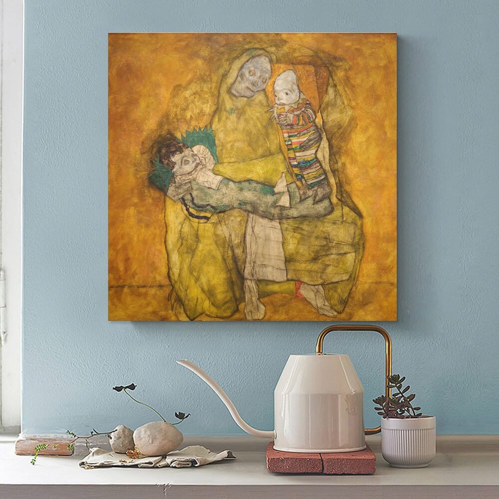 Amazon.co.jp: Egon Schiele エゴン・シーレ (二人の子供を持つ母