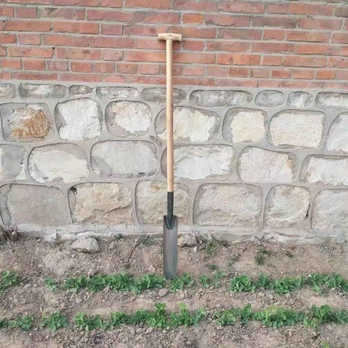 Lange Pflanzkelle aus Stahl für Gartenarbeiten und Pflanzen