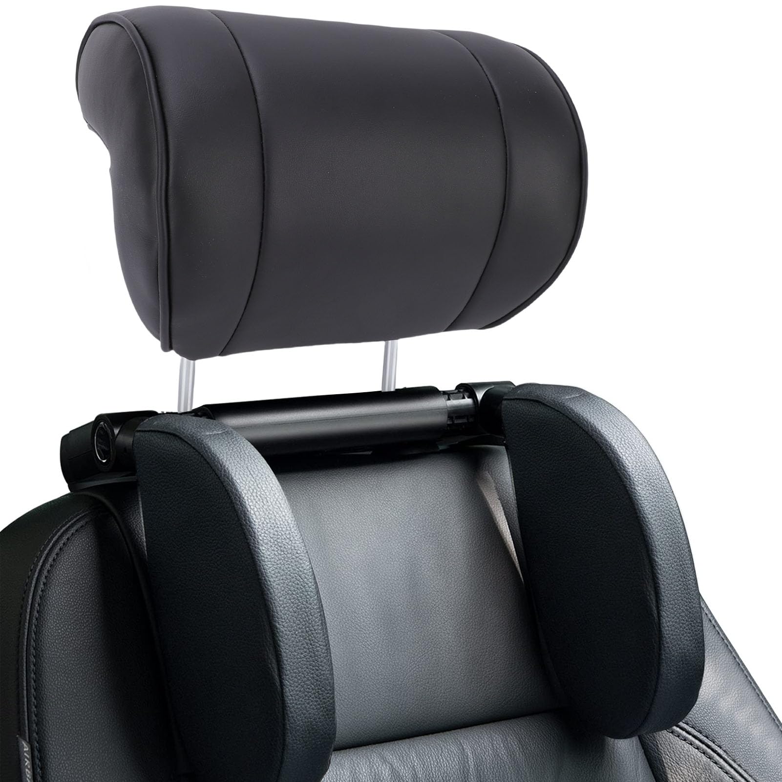 Fockety Appui-tête de Siège de Voiture, Oreiller Ergonomique en Mousse à Mémoire de Forme pour la Conduite avec un Espacement des Tiges de 150 Mm, Oreiller Confortable pour Voitures