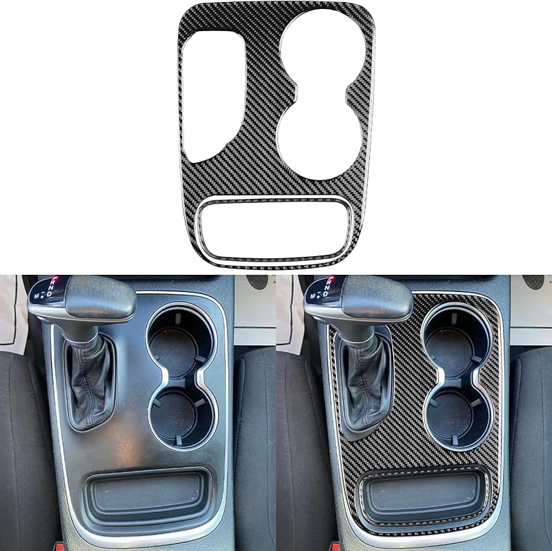 Moldura de acabamento em fibra de carbono para interior do Dodge Durango NVCNX DD1120