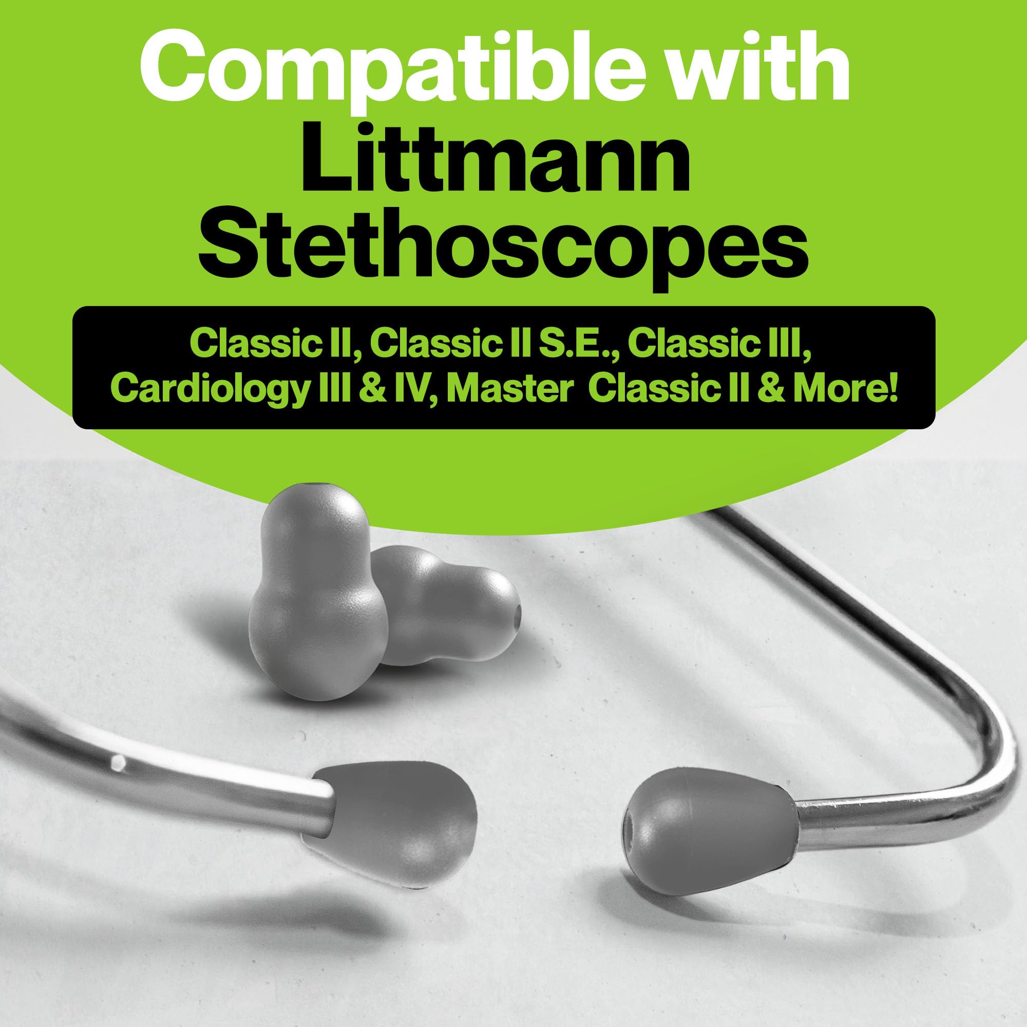 Amazon.co.jp: Durabasics 聴診器 イヤーチップ 交換用 Littmann 聴診
