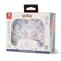 Vista 8 de PowerA Enhanced Wireless Controller for Nintendo Switch - Pikachu Garden, Nintendo Switch - OLED Model, Nintendo Switch Lite, Gamepad, game Jardín