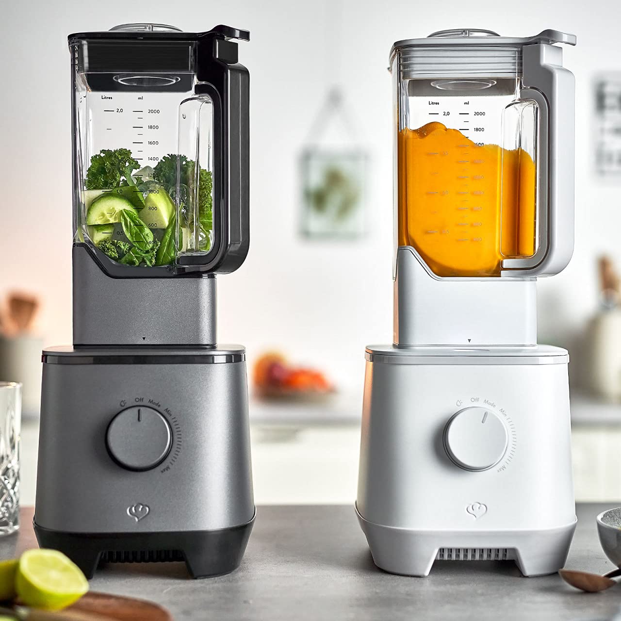 SPRINGLANE Hanno Batidora de Vaso de Alto Rendimiento - 2000 W, 32 000 RPM – Licuadora para Verduras y Frutas con Vaso de Batidora de Tritan de 2,5 L – Batidora de Vaso de Cristal sin BPA